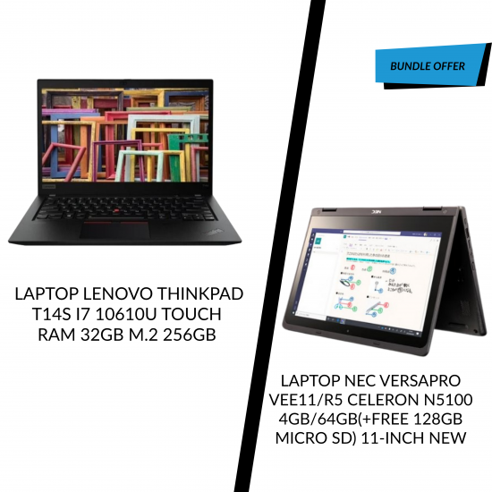Laptop Bundle – NEC VersaPro VEE11/R5 + Lenovo ThinkPad T14S